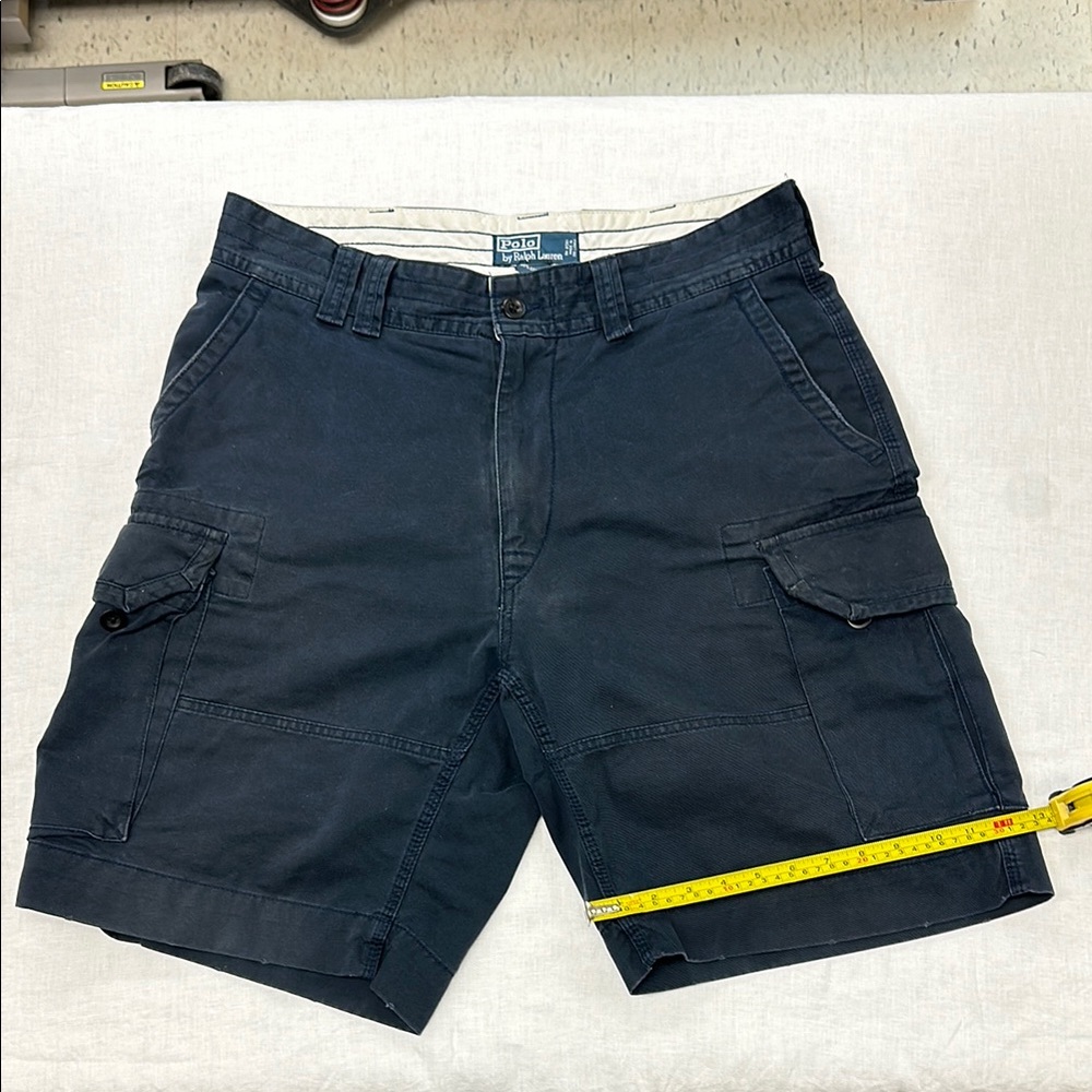 Polo Men's Navy Cargo Shorts